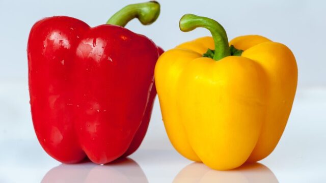 Can Turtles Eat Bell Peppers? Yellow and red bell pepper